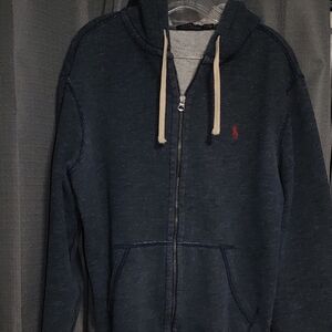 Polo Ralph Lauren Dark Blue Zip-Up Hoodie